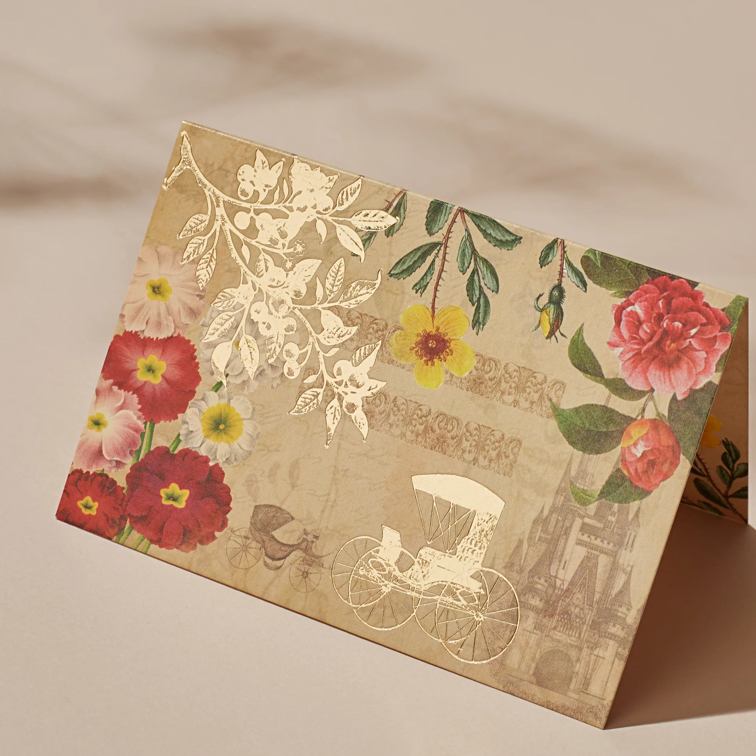 VINTAGE CHARIOT - Fold Card