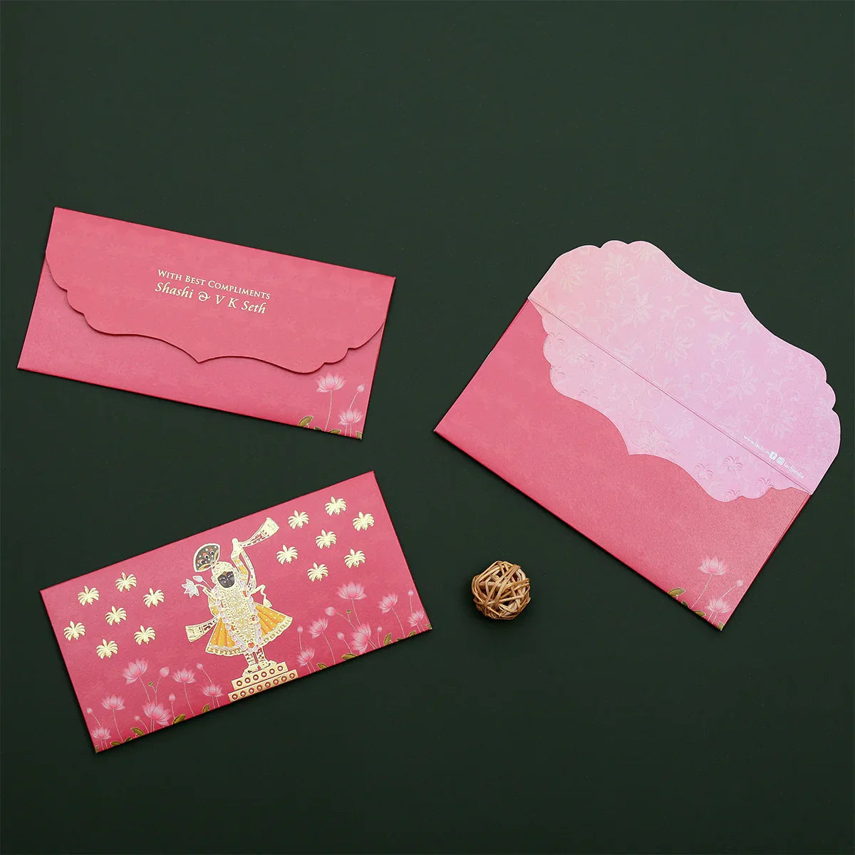 Lotus Reverie - Money Envelope (Pink)