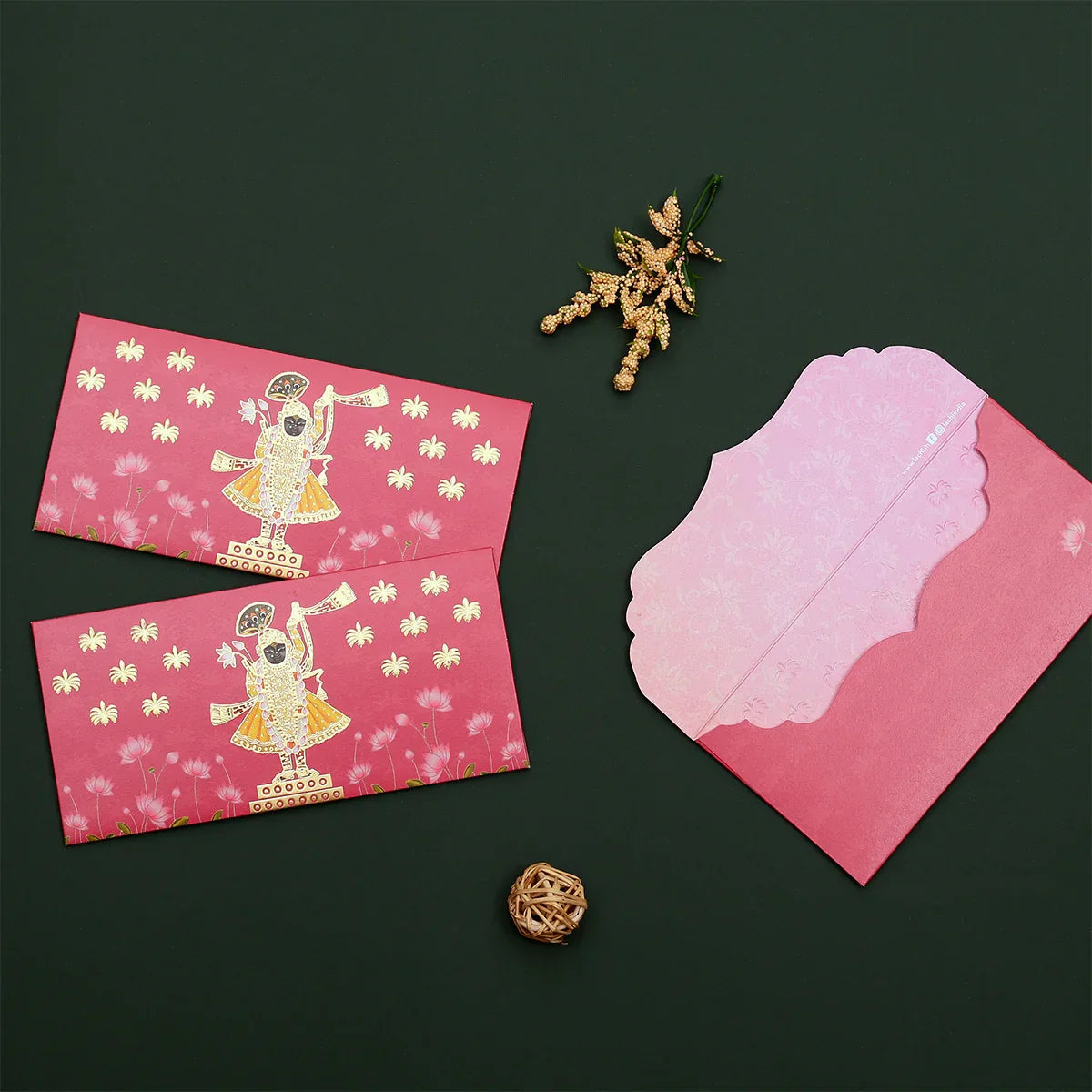 Lotus Reverie - Money Envelope (Pink)