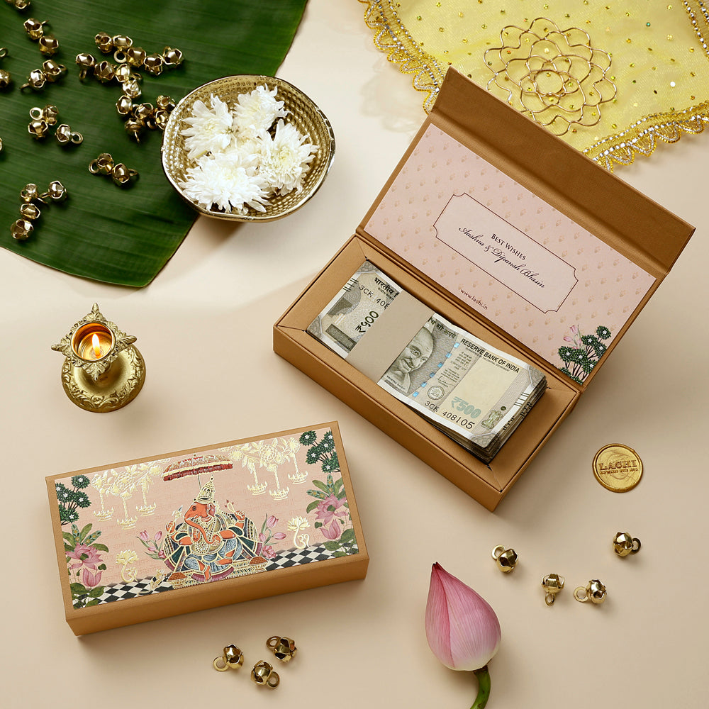 Ganesha Court - Cash Box (Peach)