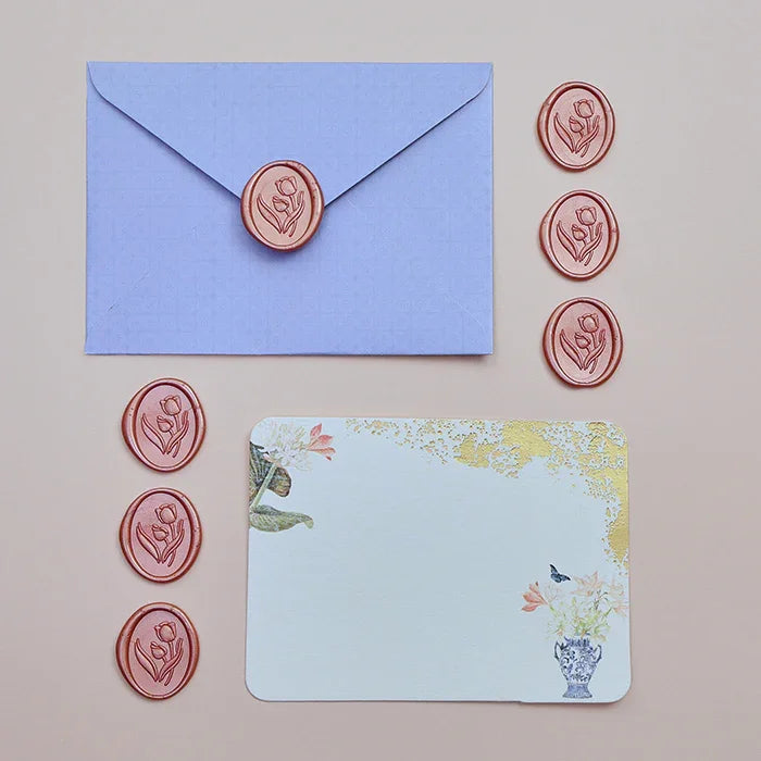 Tulip - Rose Gold Wax Seal