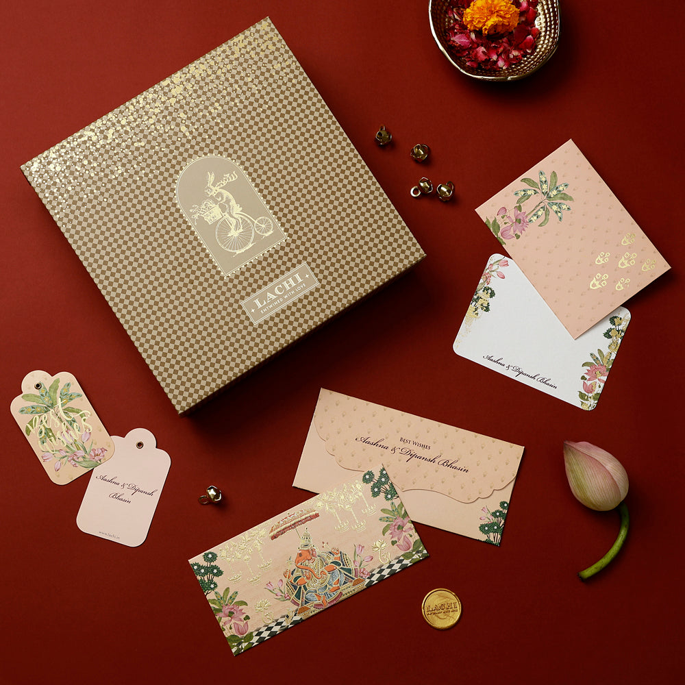 Ganesha Court - Trio Box (Peach)