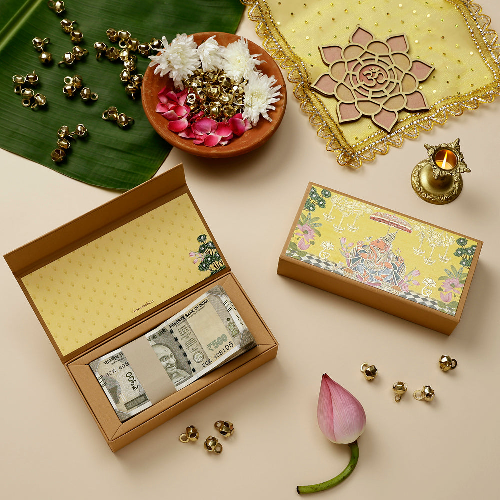 Ganesha Court - Cash Box (Yellow)