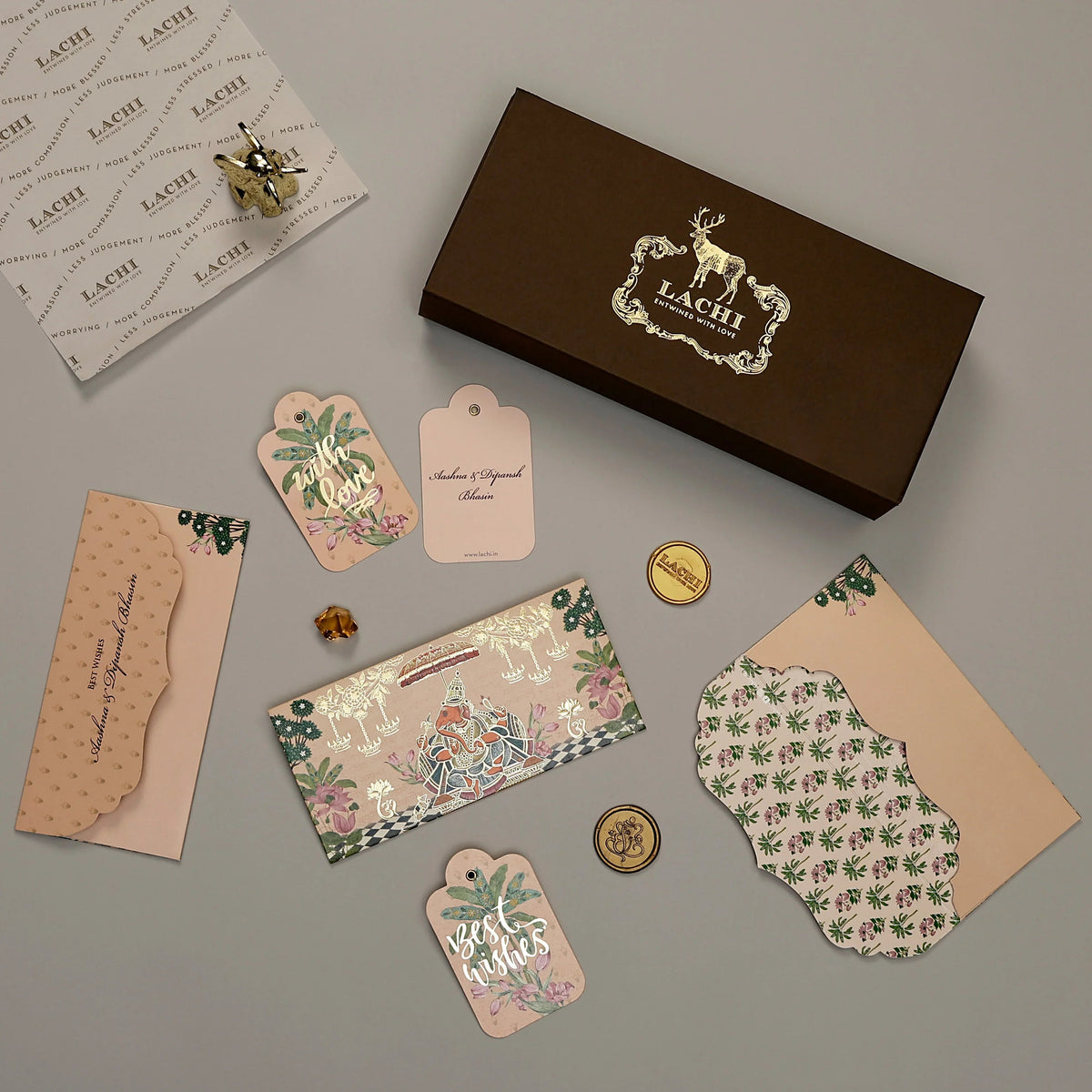 Ganesha Court - Duo Box (Peach)