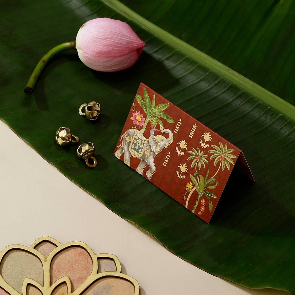 The Majestic Cavalcade - Fold Card (Plum)