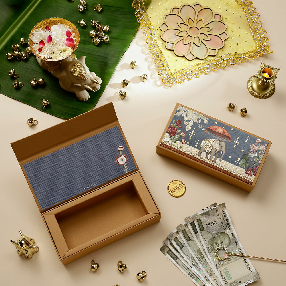 Gajraj Pavilion - Cash Box (Blue)