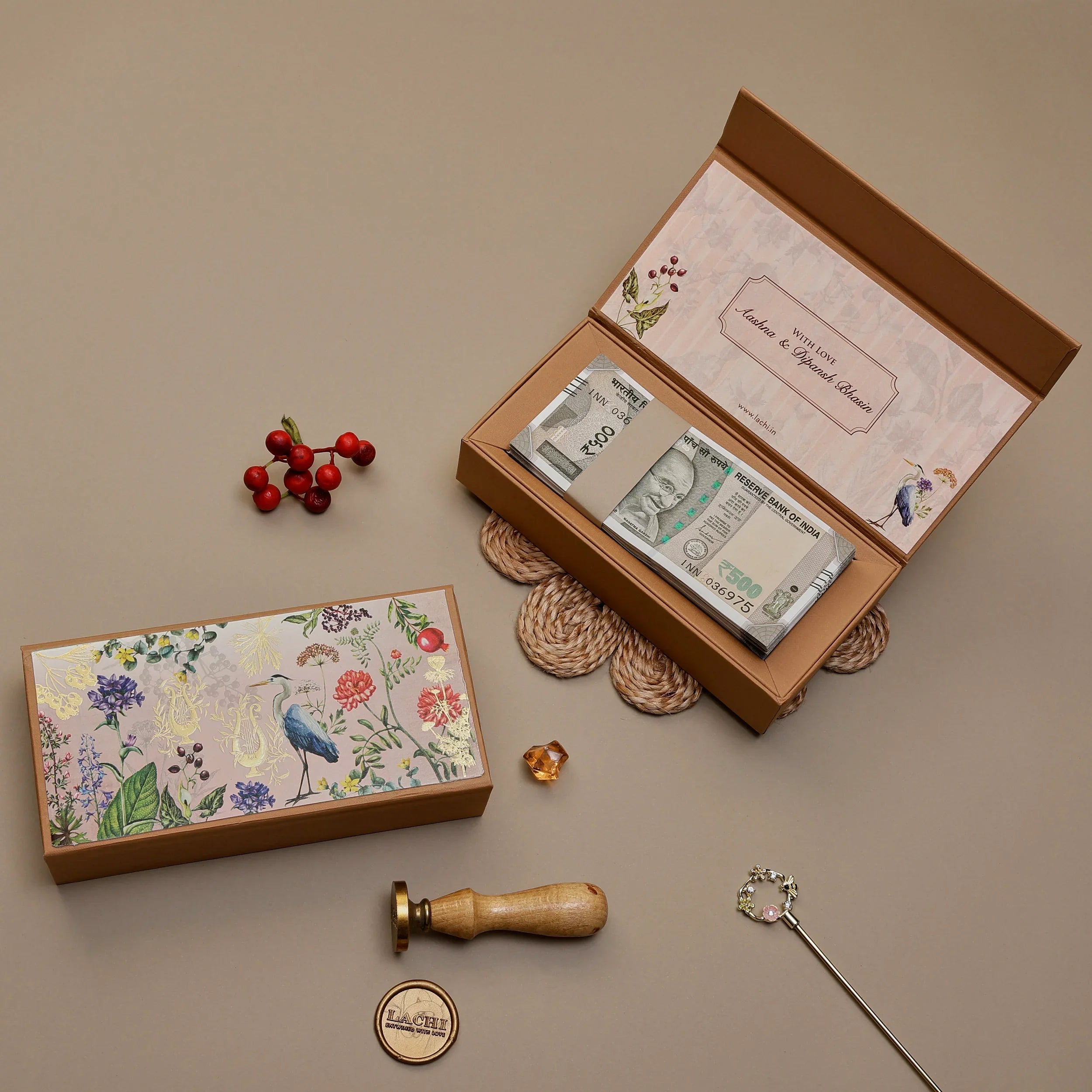 THE FLORAL REFUGE - CASH BOX