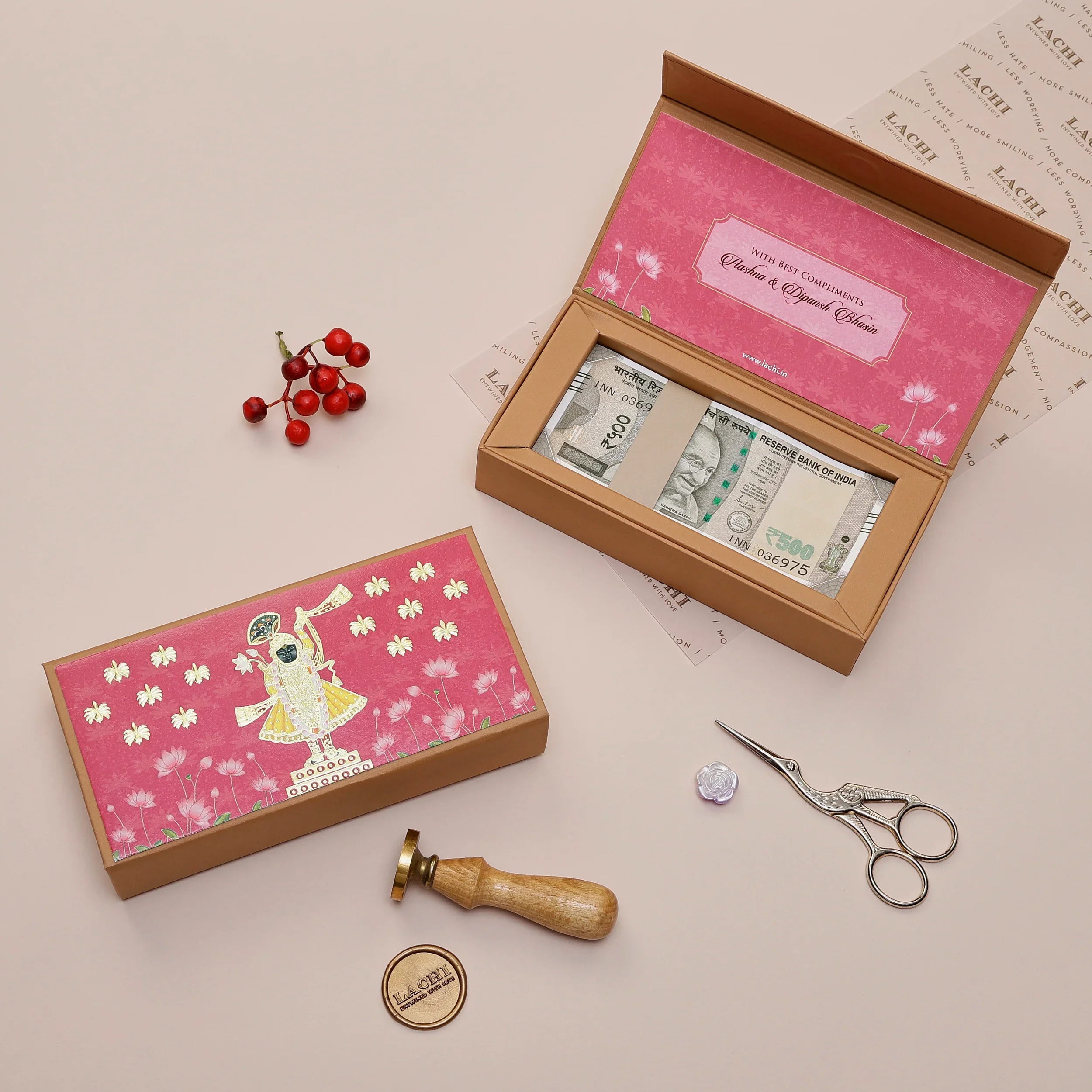 LOTUS REVERIE (PINK) - CASH BOX