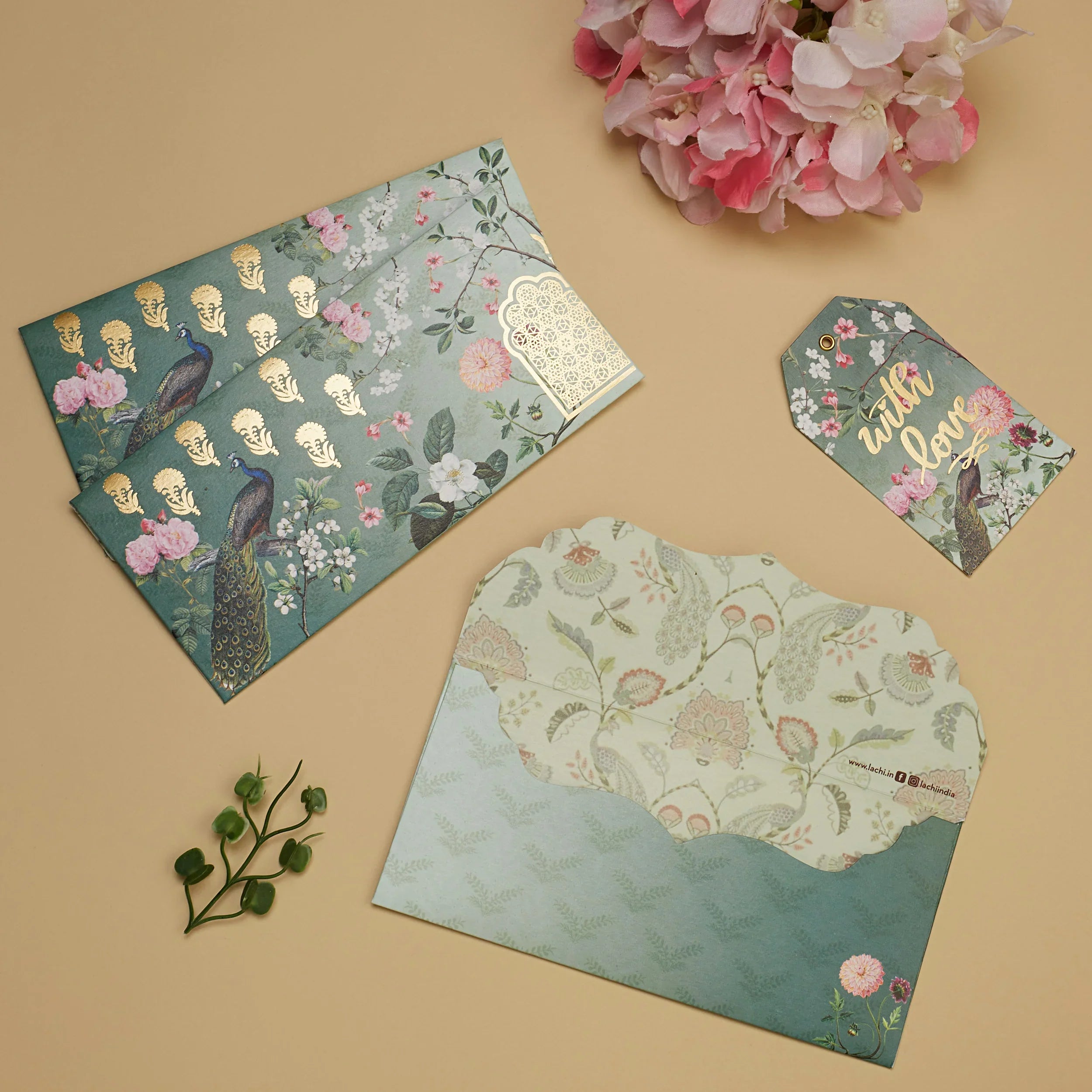 Peacock Courtyard - Money Envelope