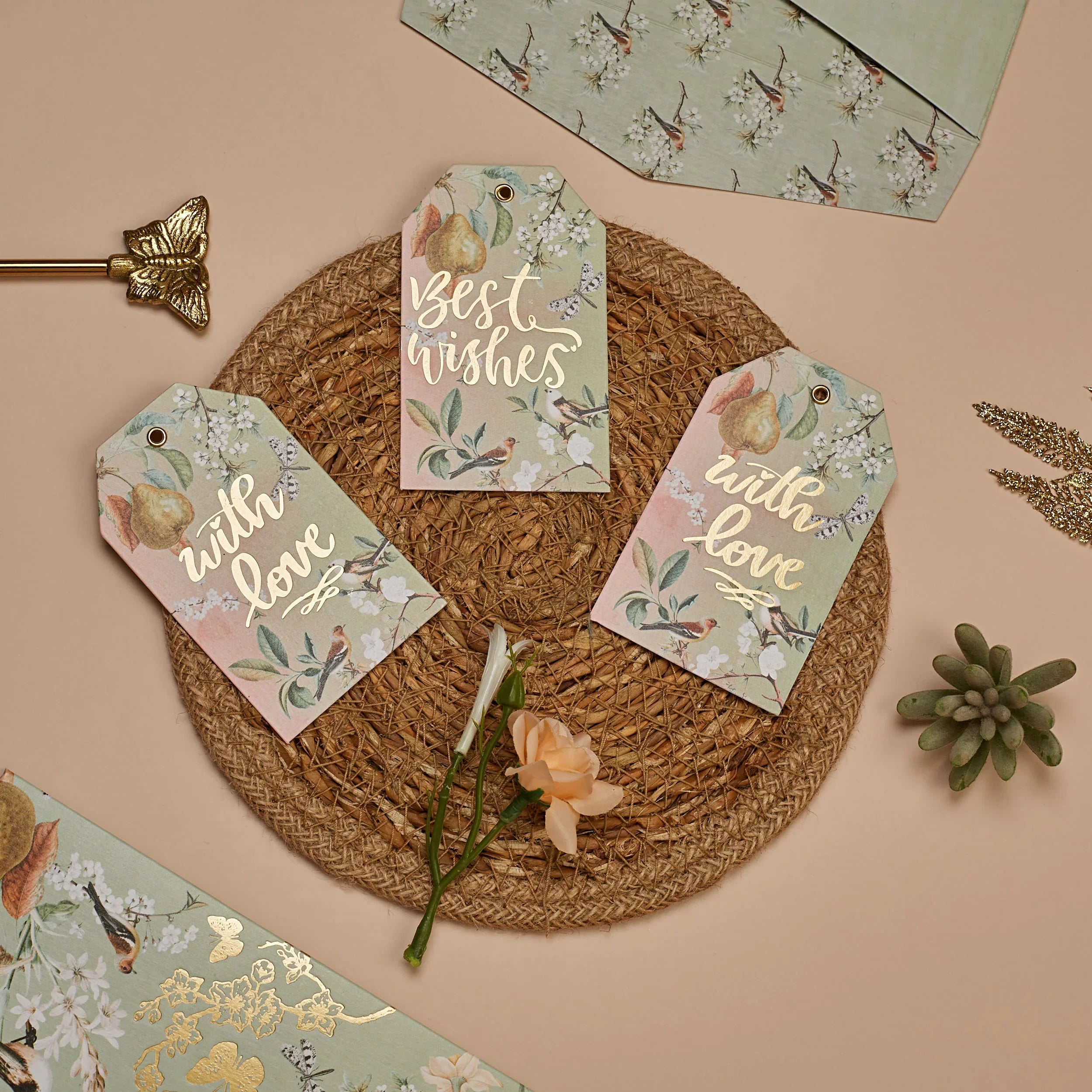 Chirping Sparrow - Gift Tag