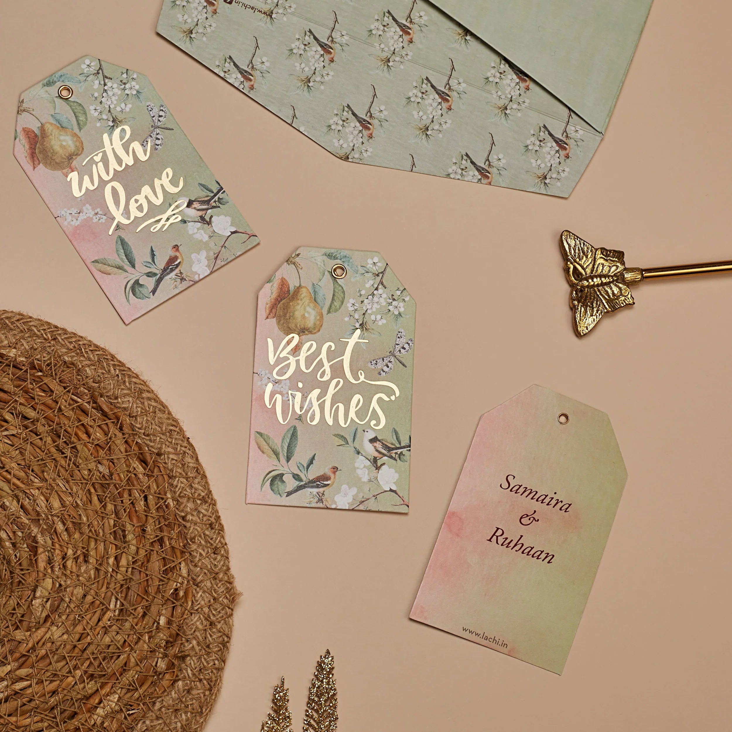 Chirping Sparrow - Gift Tag