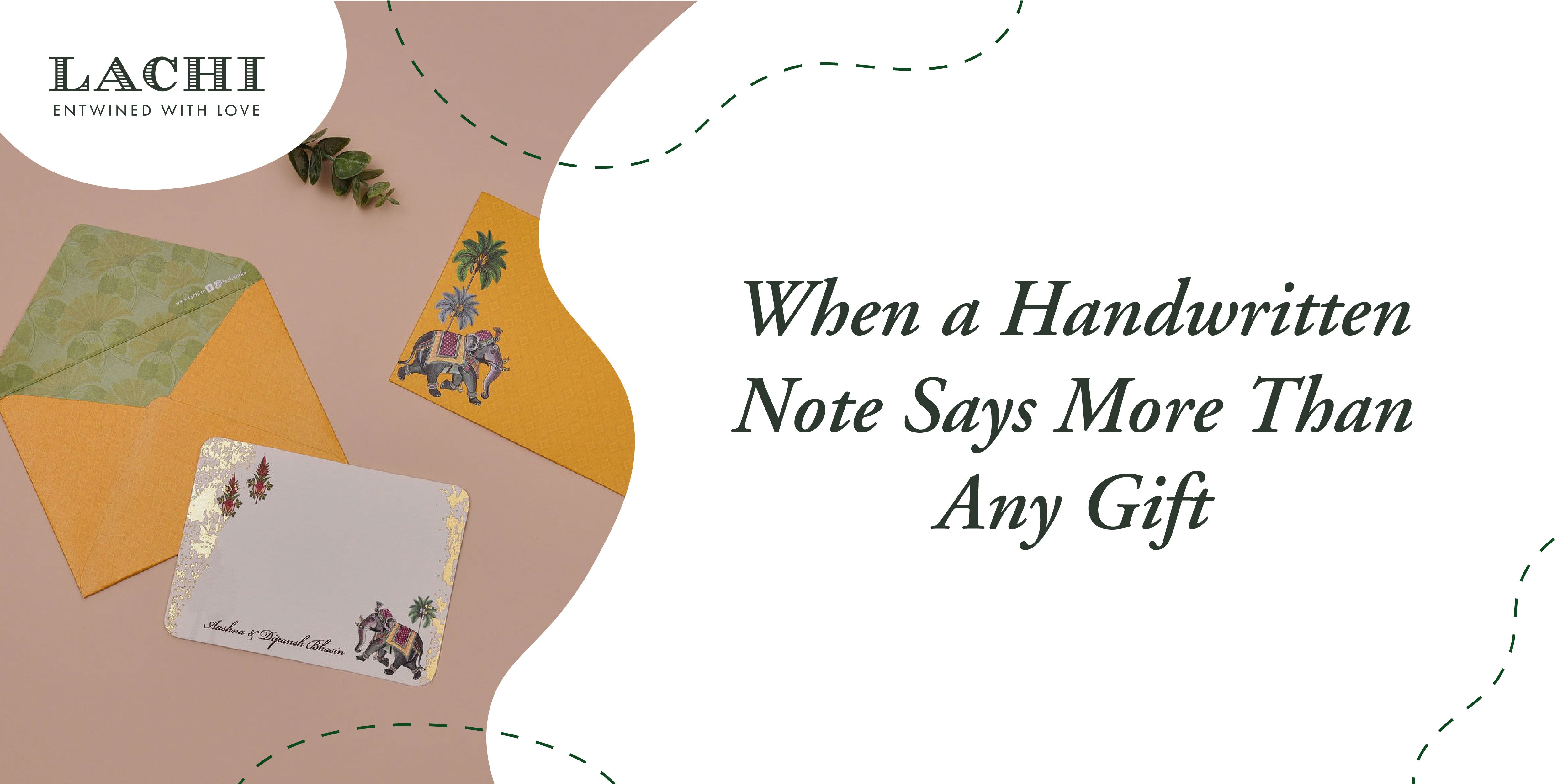 handwritten note