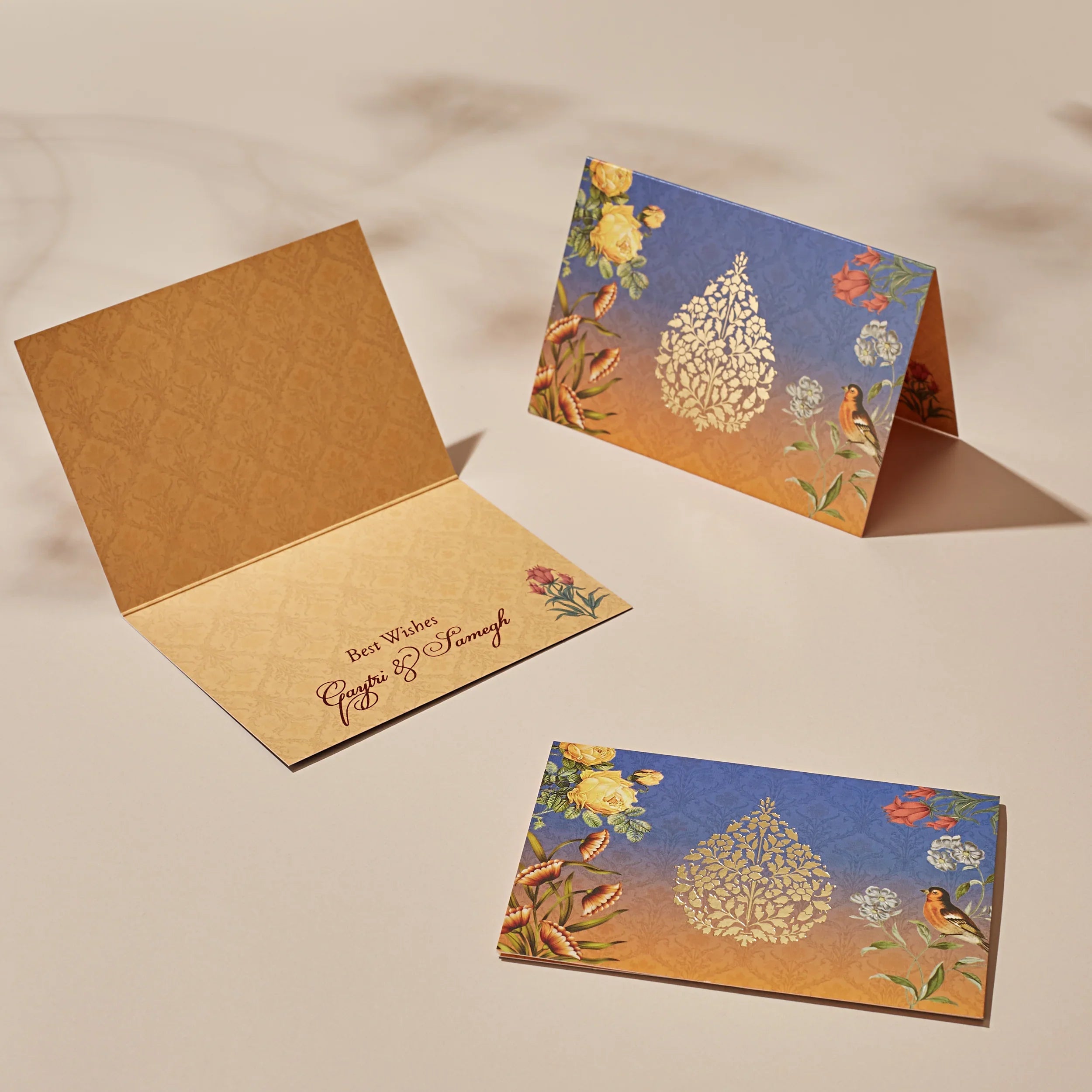 The Indian Charm - Fold Card