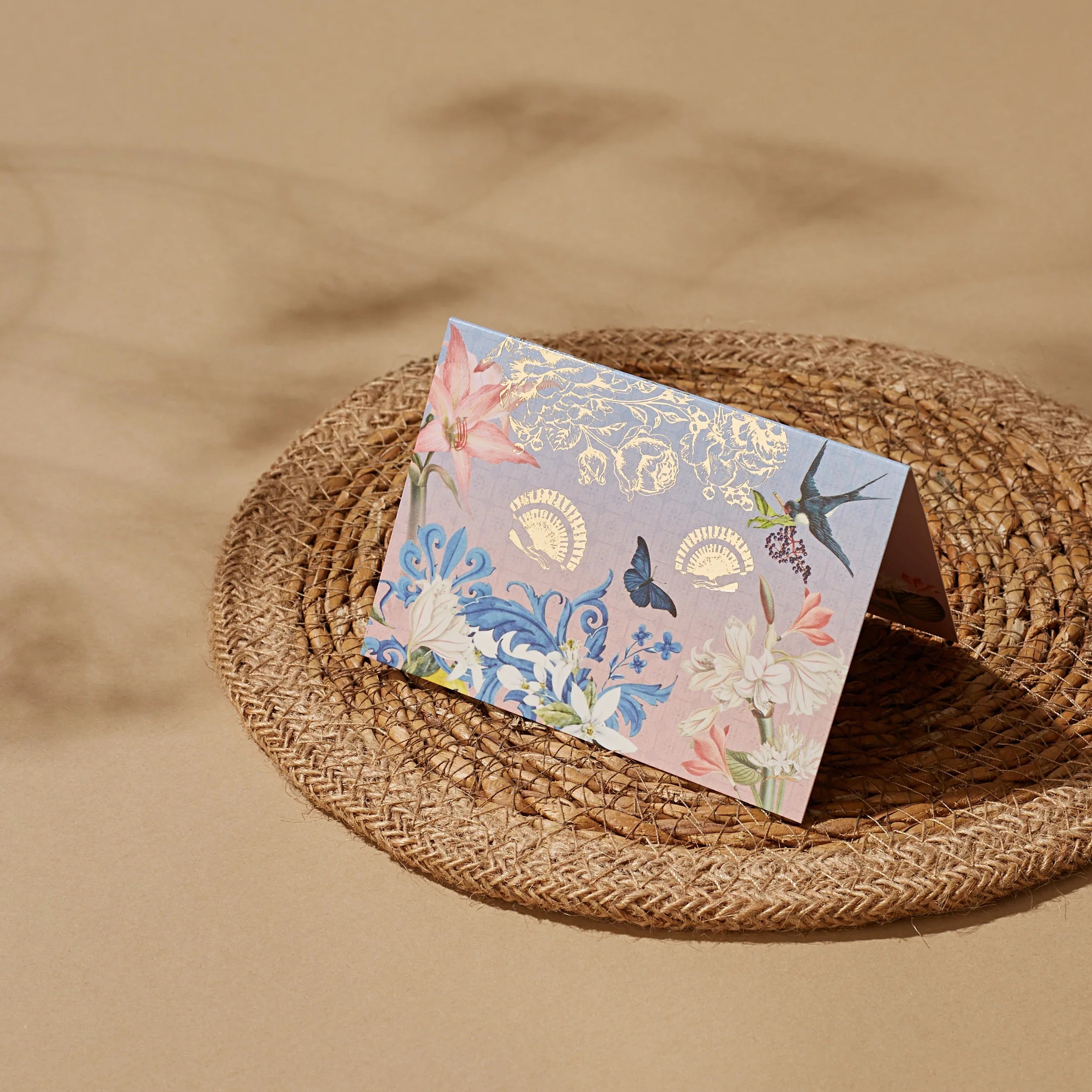 FLUTTERING BLISS - Fold Card