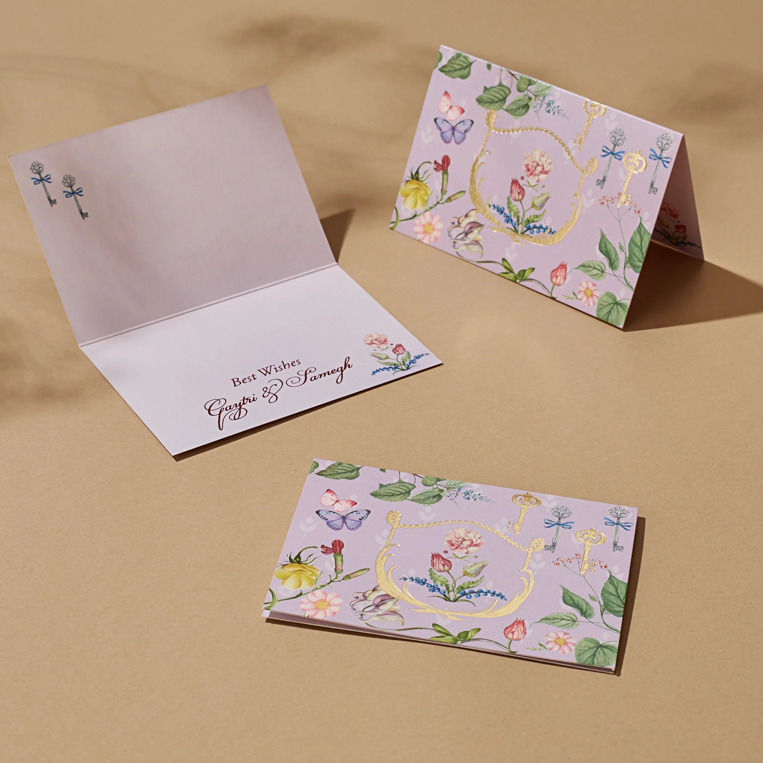 BLUSHING SECRETS - Fold Card