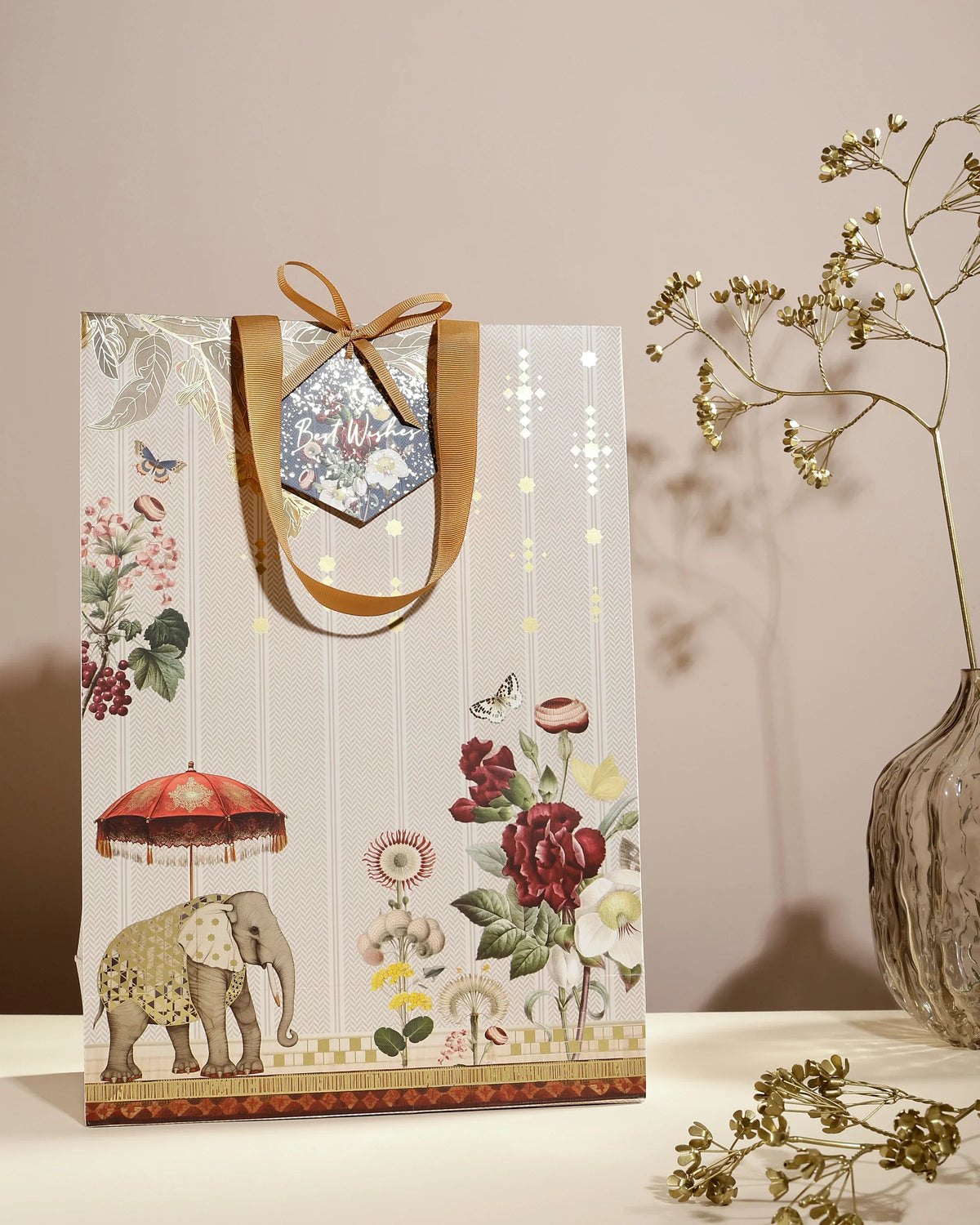 Gajraj Pavilion - Gift Bag (Beige)