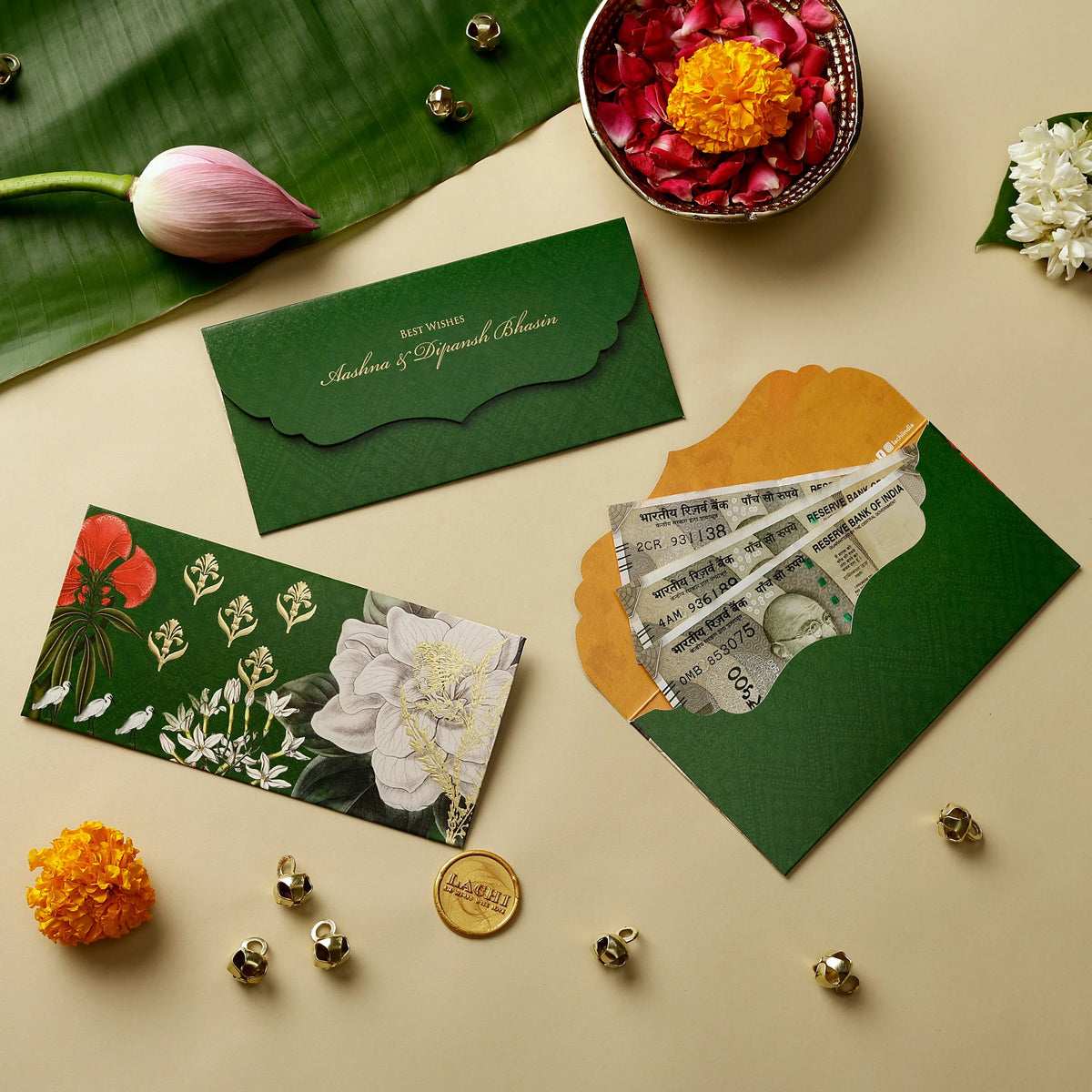 The Emerald Bloom - Money Envelope