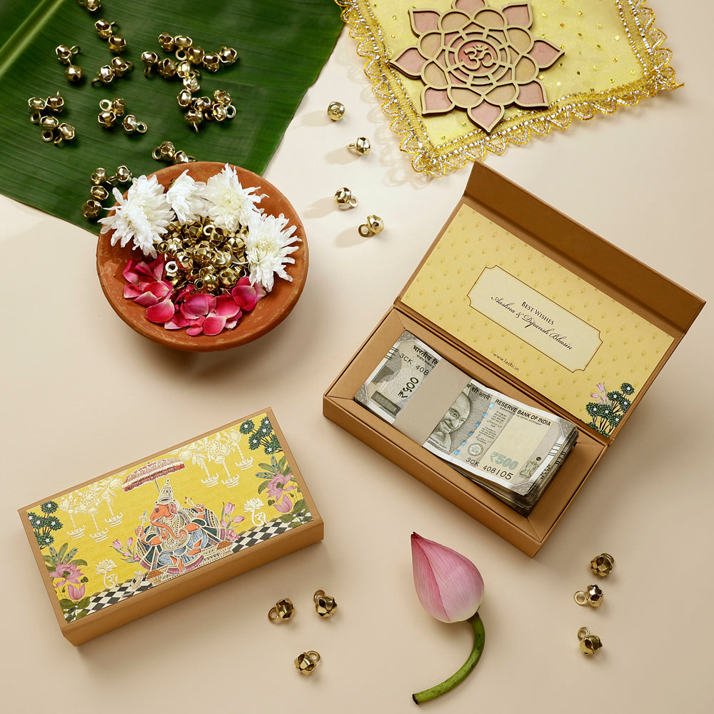 Ganesha Court - Cash Box (Yellow)