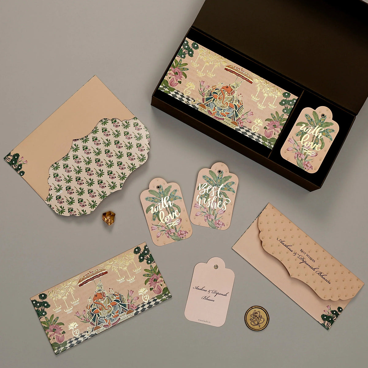 Ganesha Court - Duo Box (Peach)