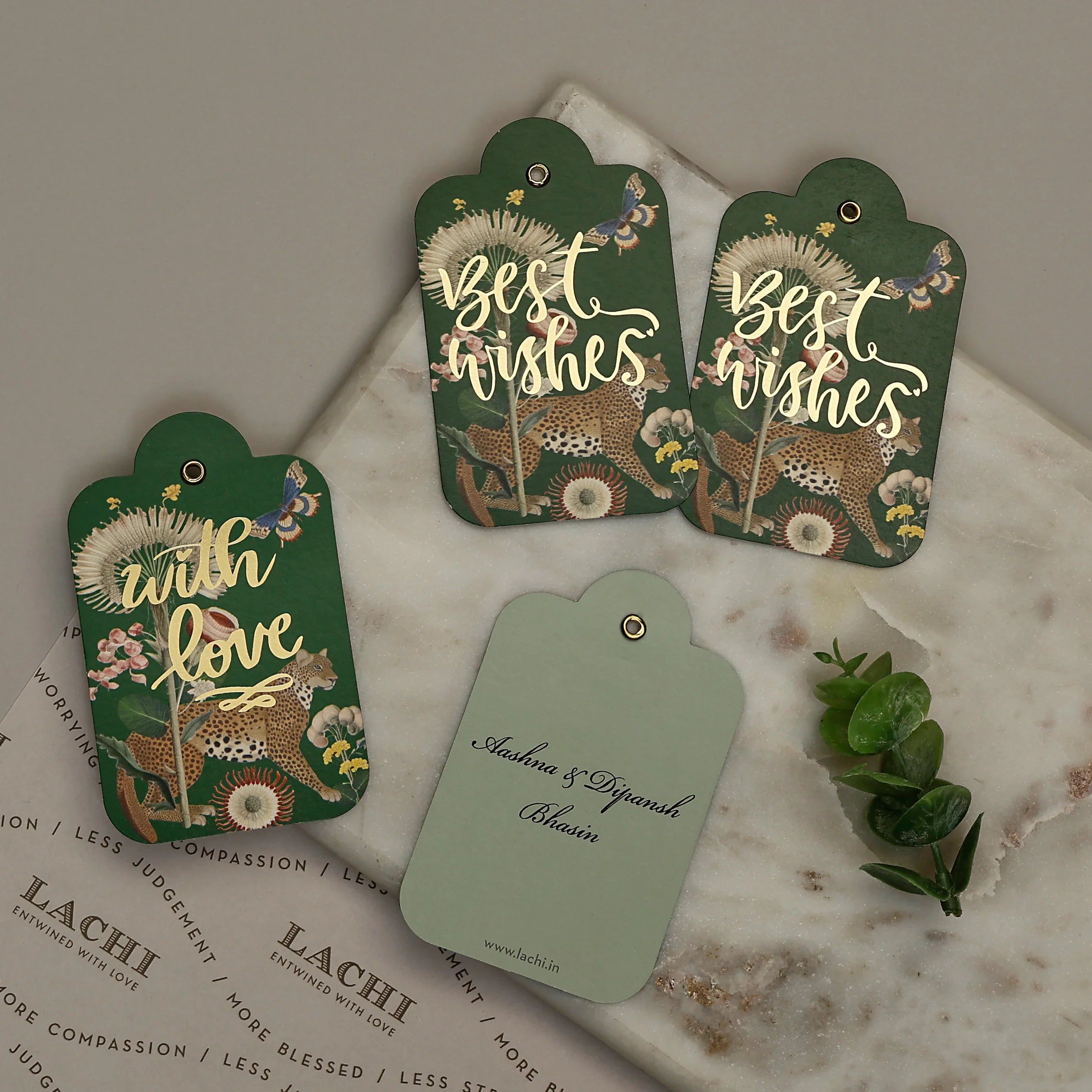 Palm Bastion - Gift Tag (Green)