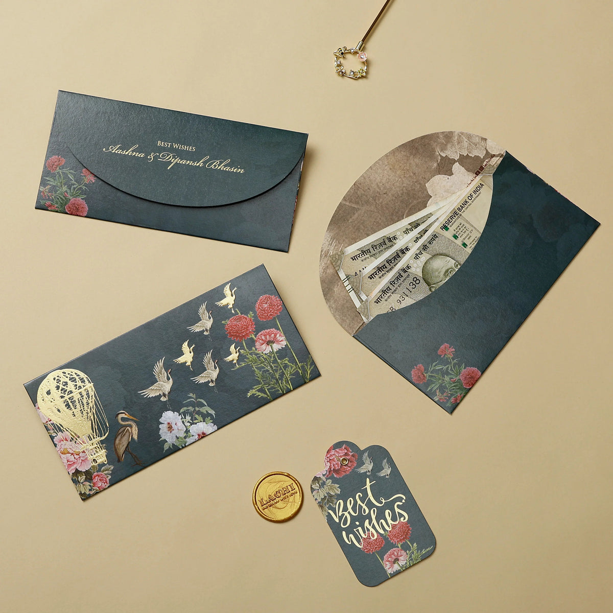Beyond The Sky - Money Envelope (Blue)