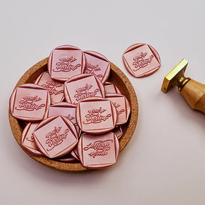 You'Re Invited - Rose Gold Wax Seal