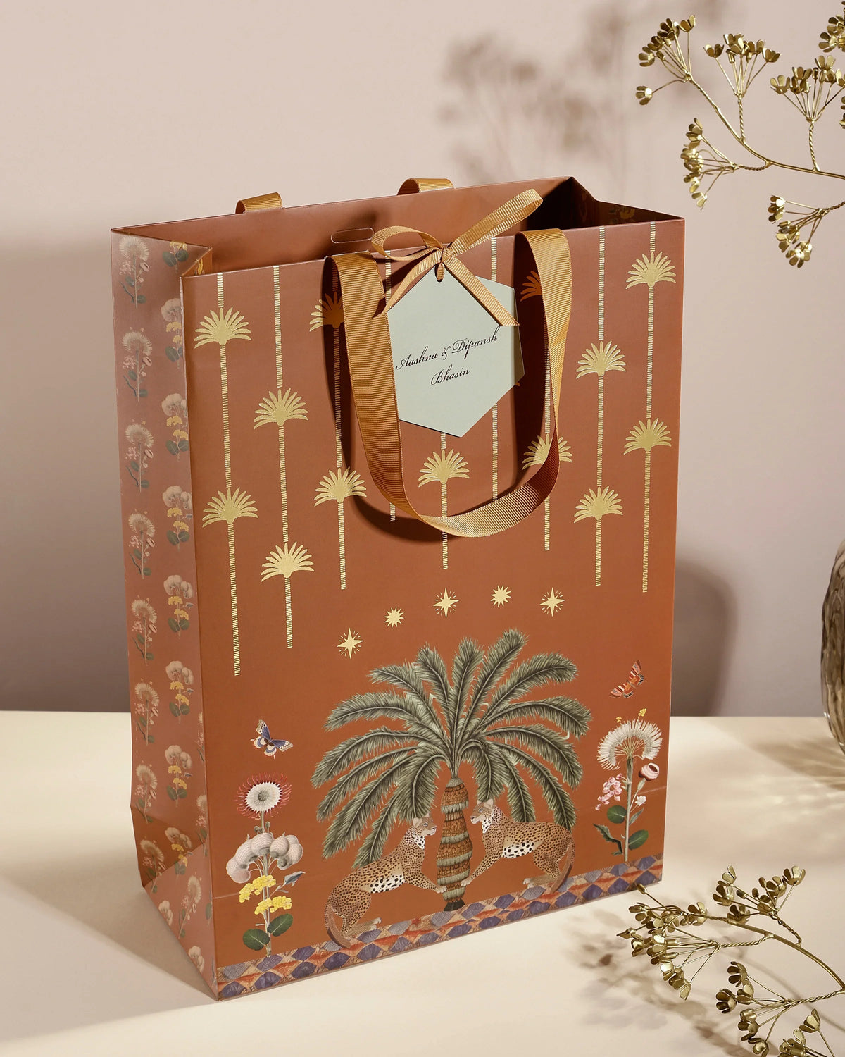 Palm Bastion - Gift Bag (Rust)