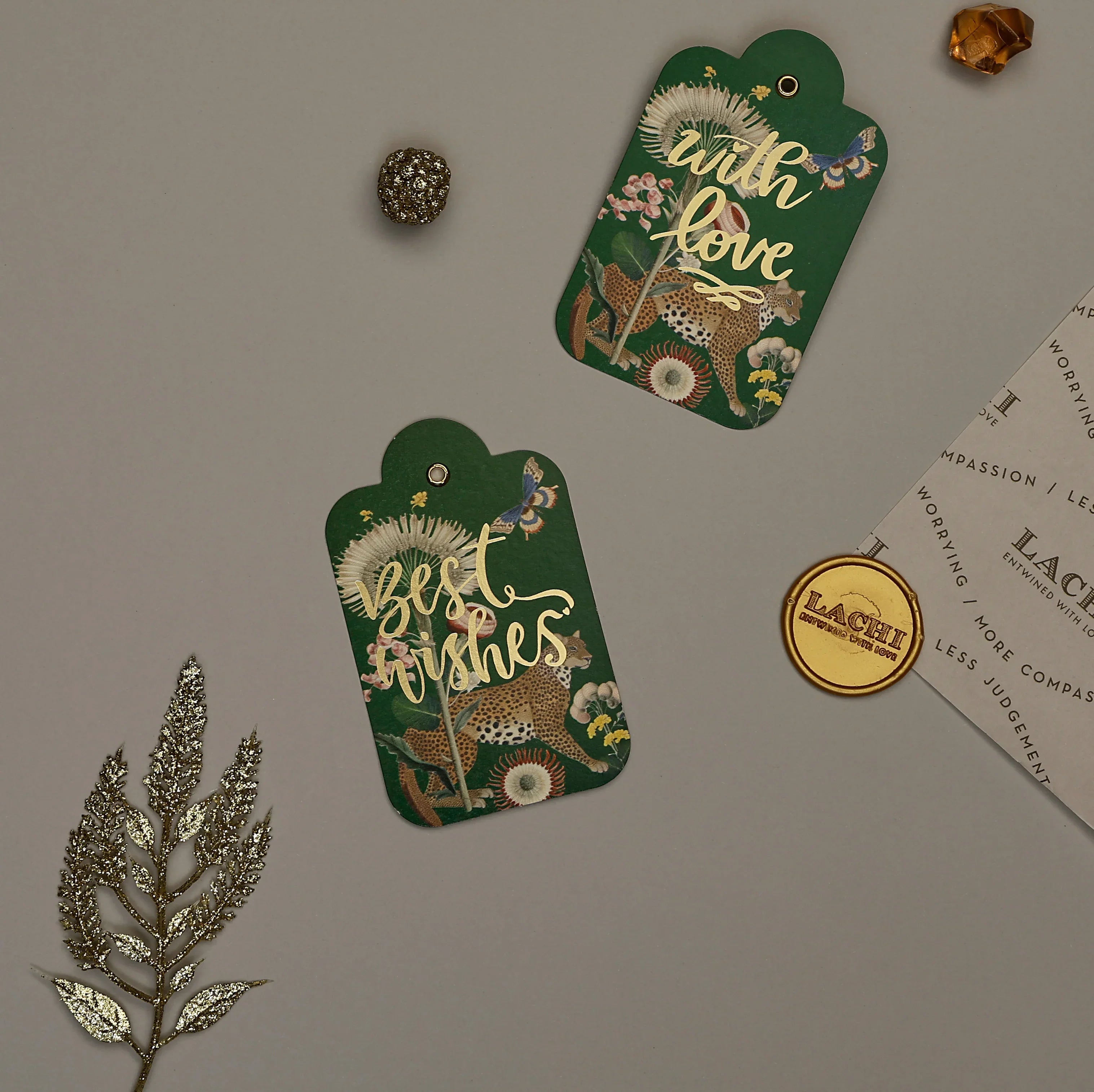Palm Bastion - Gift Tag (Green)