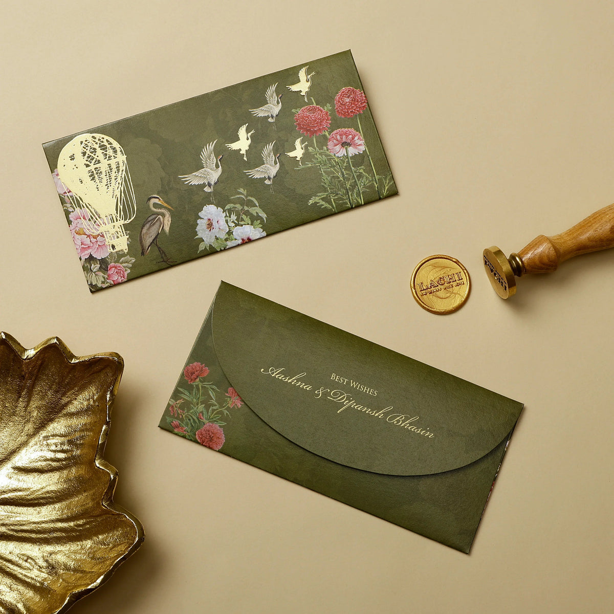 Beyond The Sky - Money Envelope (Olive)