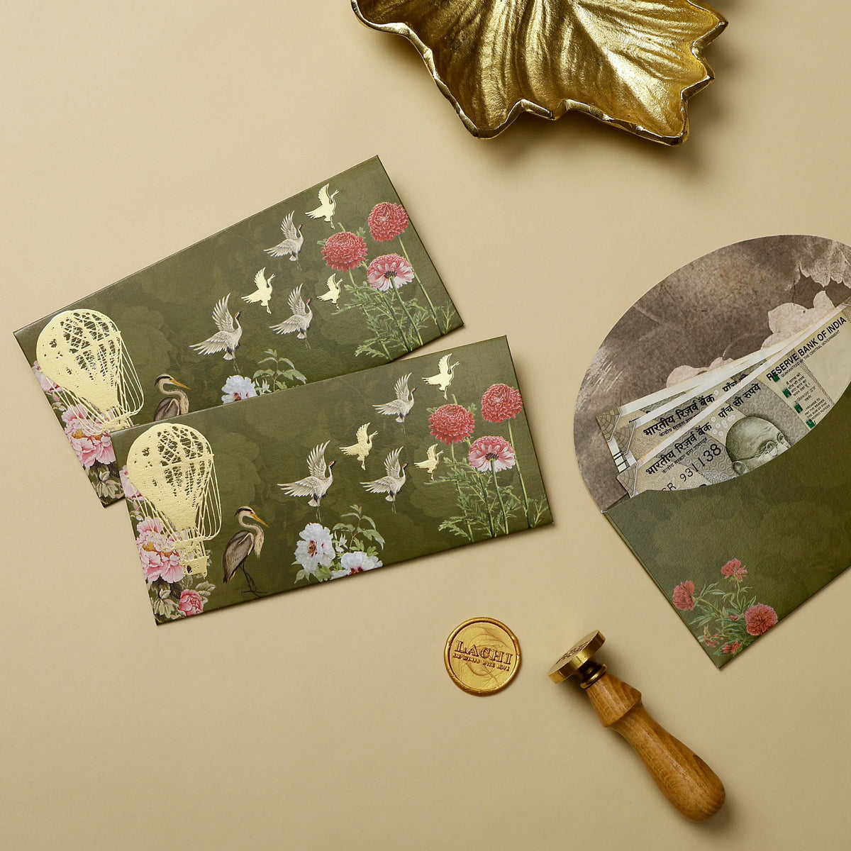 Beyond The Sky - Money Envelope (Olive)