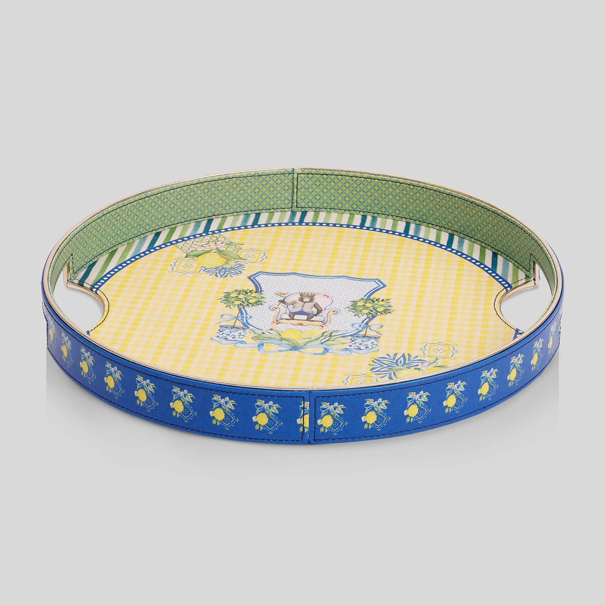 Monkey Monarch - Round Tray