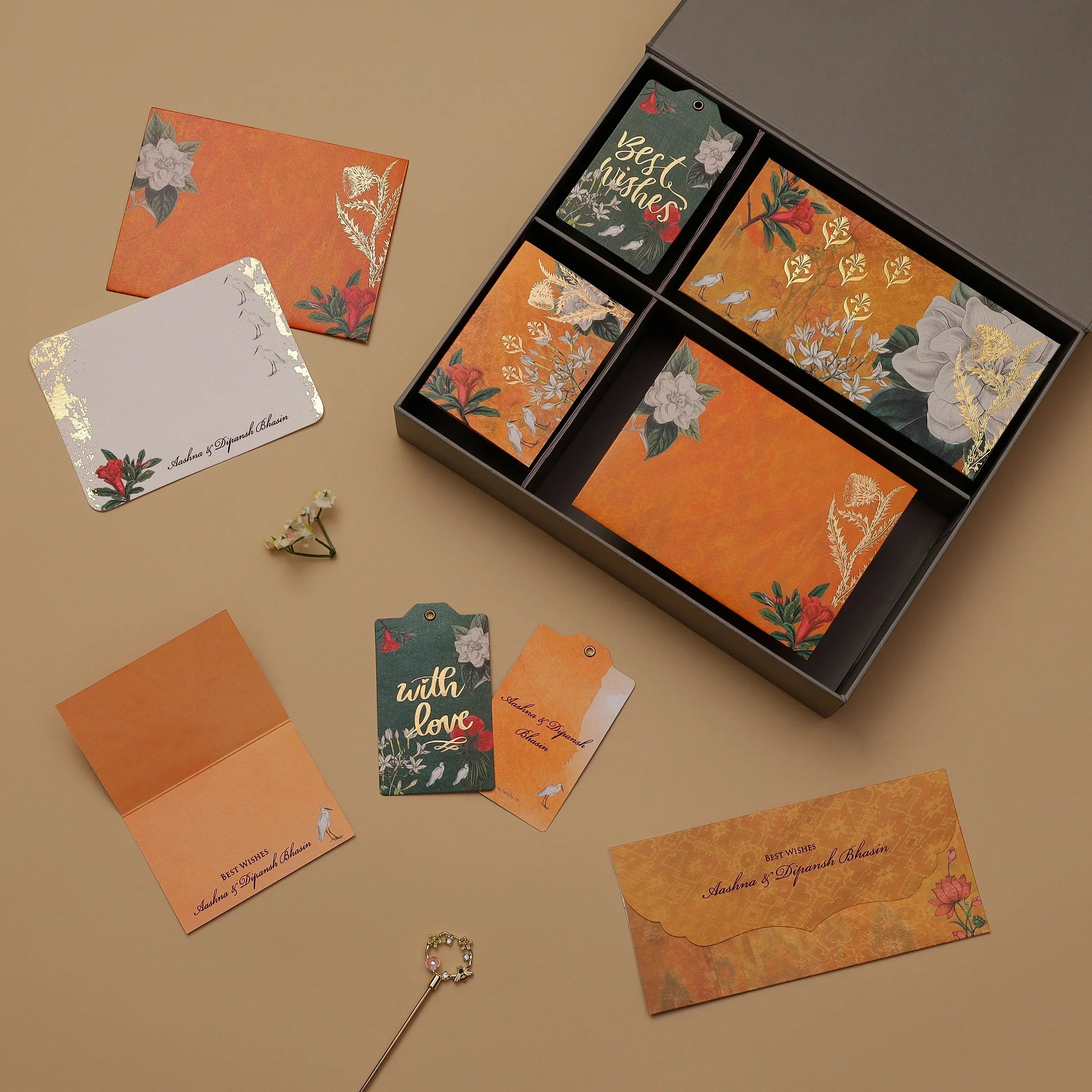 THE SAFFRON BURST -QUAD BOX