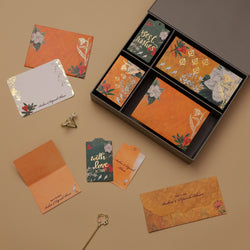 THE SAFFRON BURST -QUAD BOX