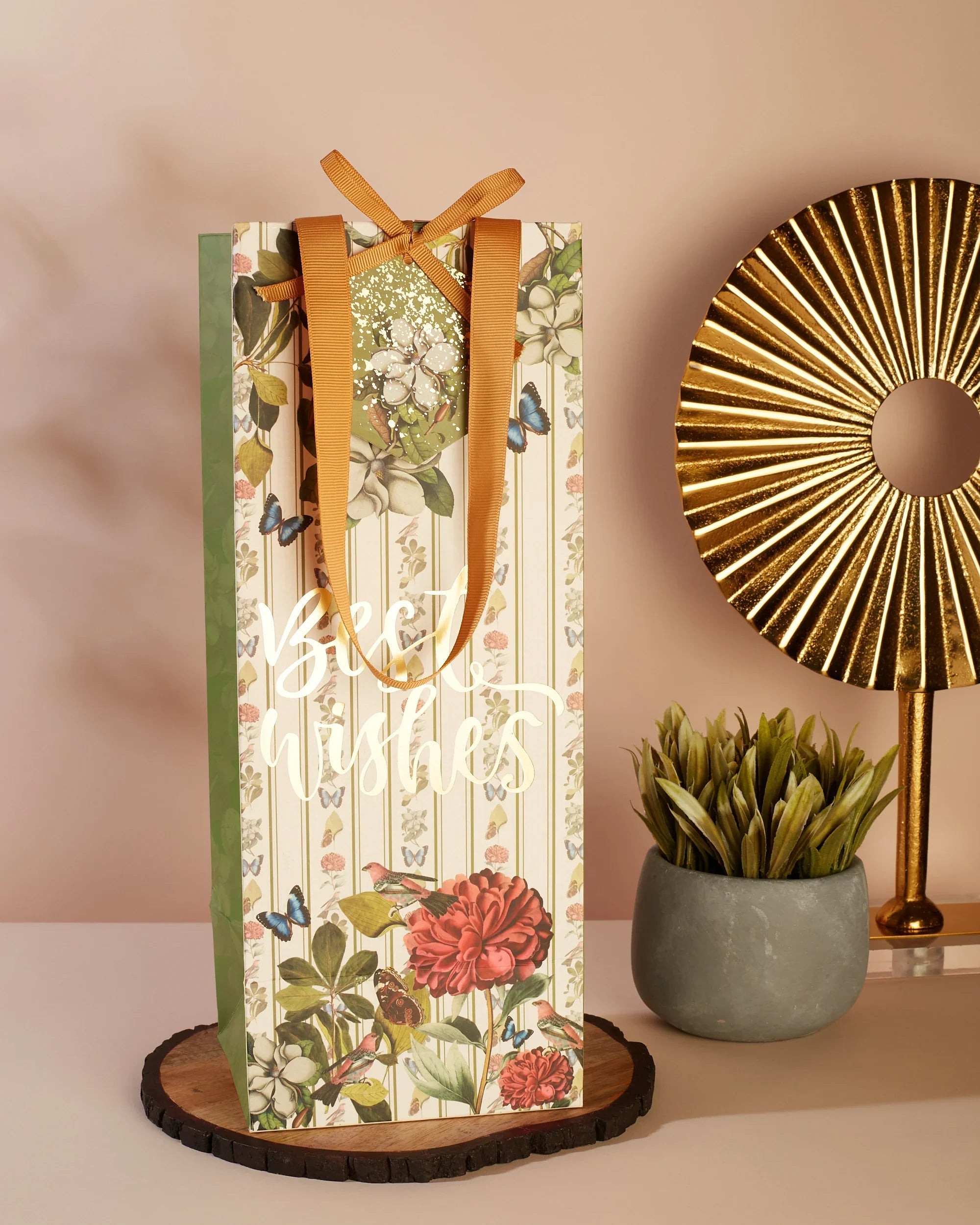 Blossom Drapes - Bottle Bag