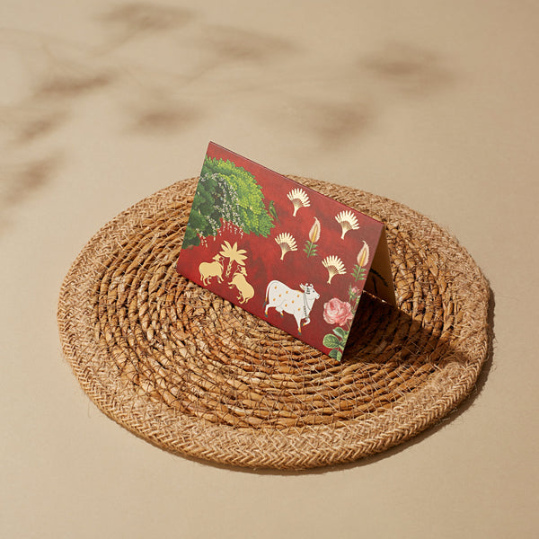 SACRED PICHWAI - Fold Card