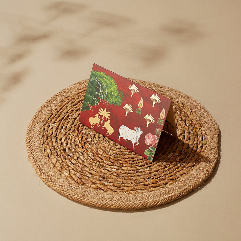 SACRED PICHWAI - Fold Card