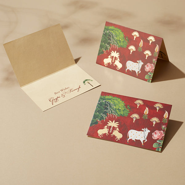 SACRED PICHWAI - Fold Card