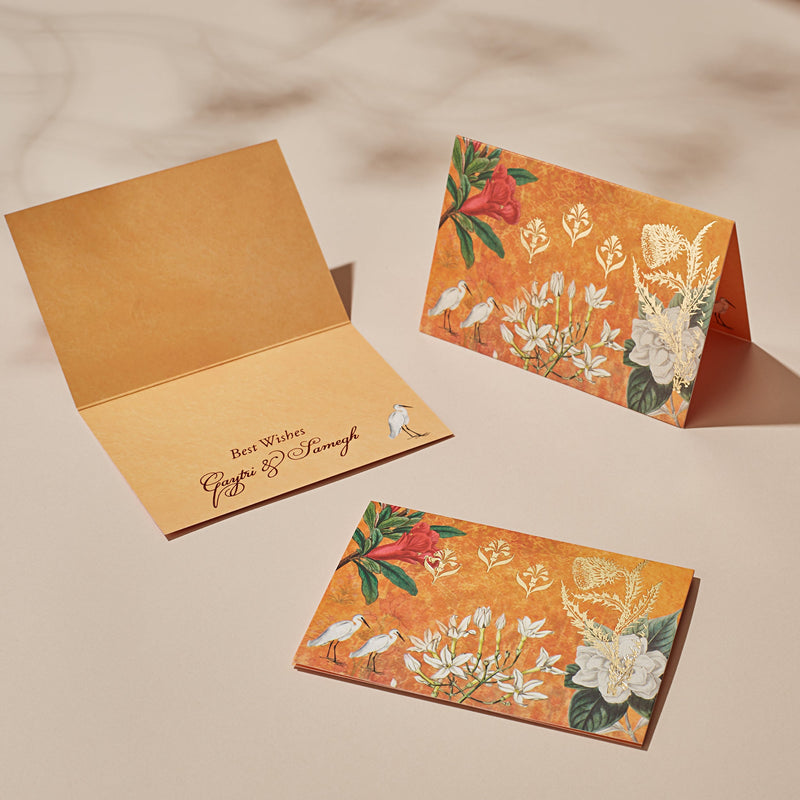 THE SAFFRON BURST - Fold Card
