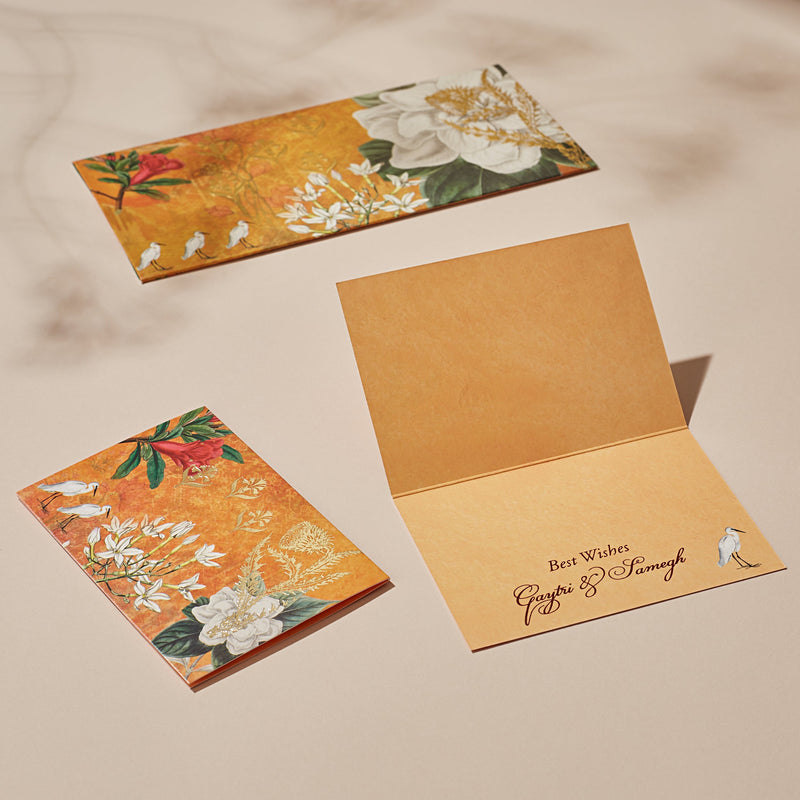 THE SAFFRON BURST - Fold Card