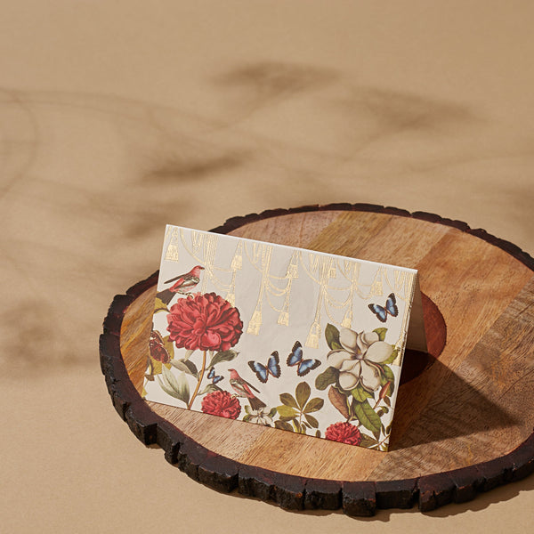 BLOSSOM DRAPES - Fold Card