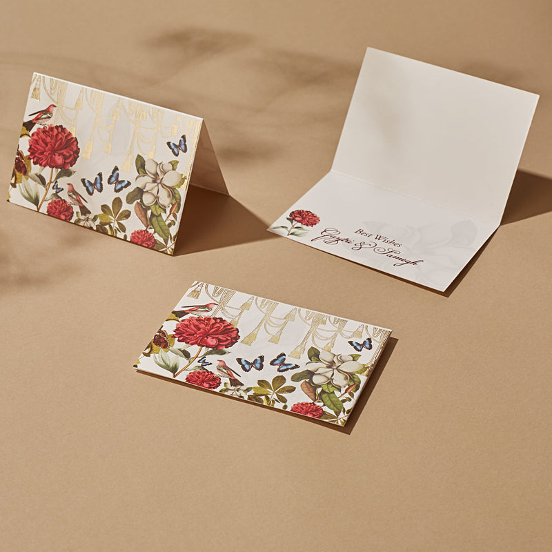 BLOSSOM DRAPES - Fold Card