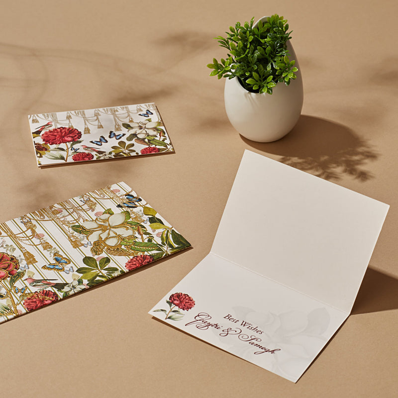 BLOSSOM DRAPES - Fold Card