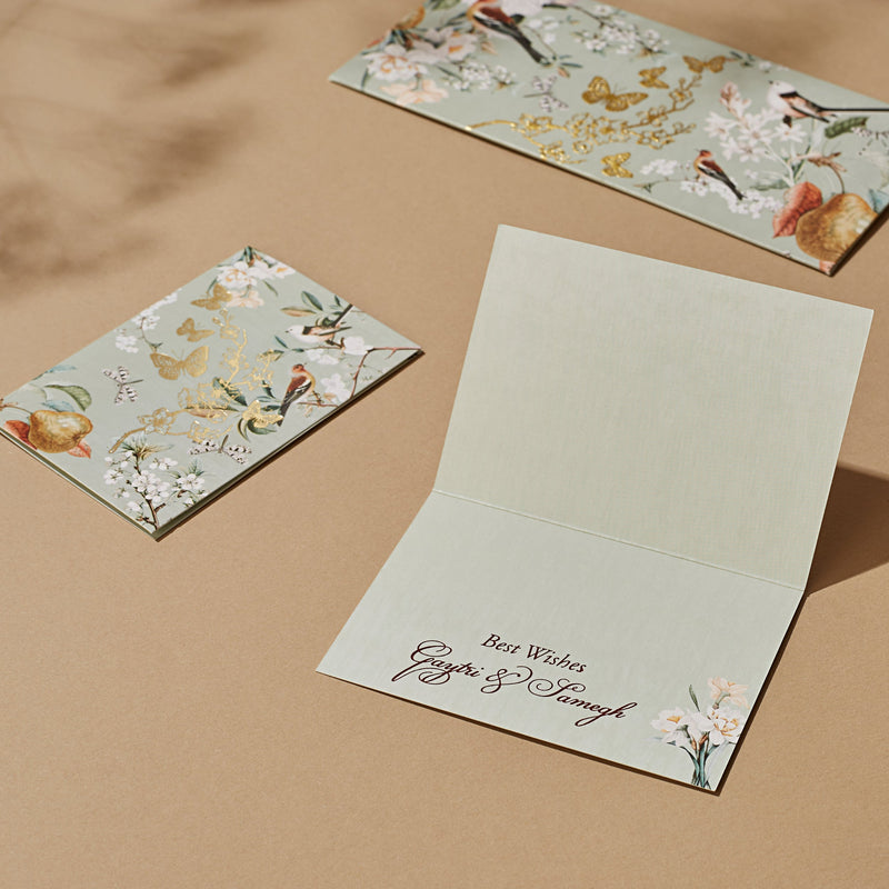 CHIRPING SPARROW - Fold Card