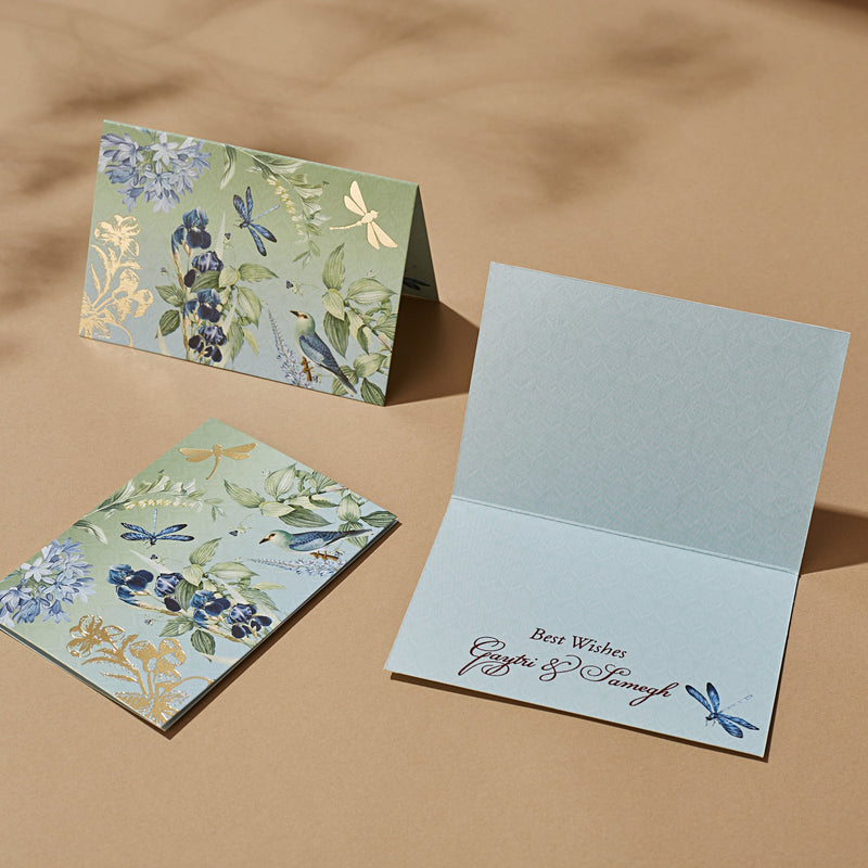 SPRING CASCADE - Fold Card