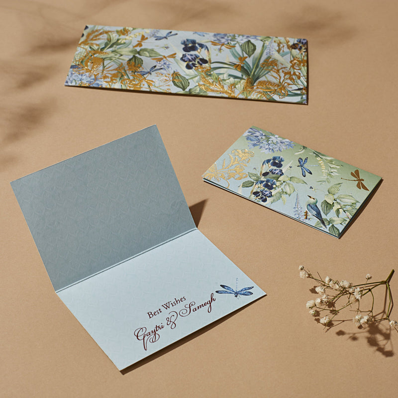SPRING CASCADE - Fold Card