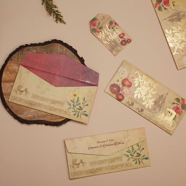 VINTAGE CHARIOT - MONEY ENVELOPE