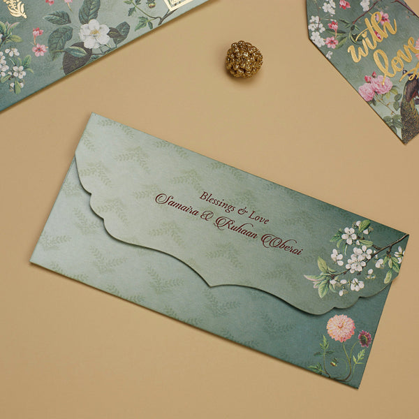 PEACOCK COURTYARD - MONEY ENVELOPE
