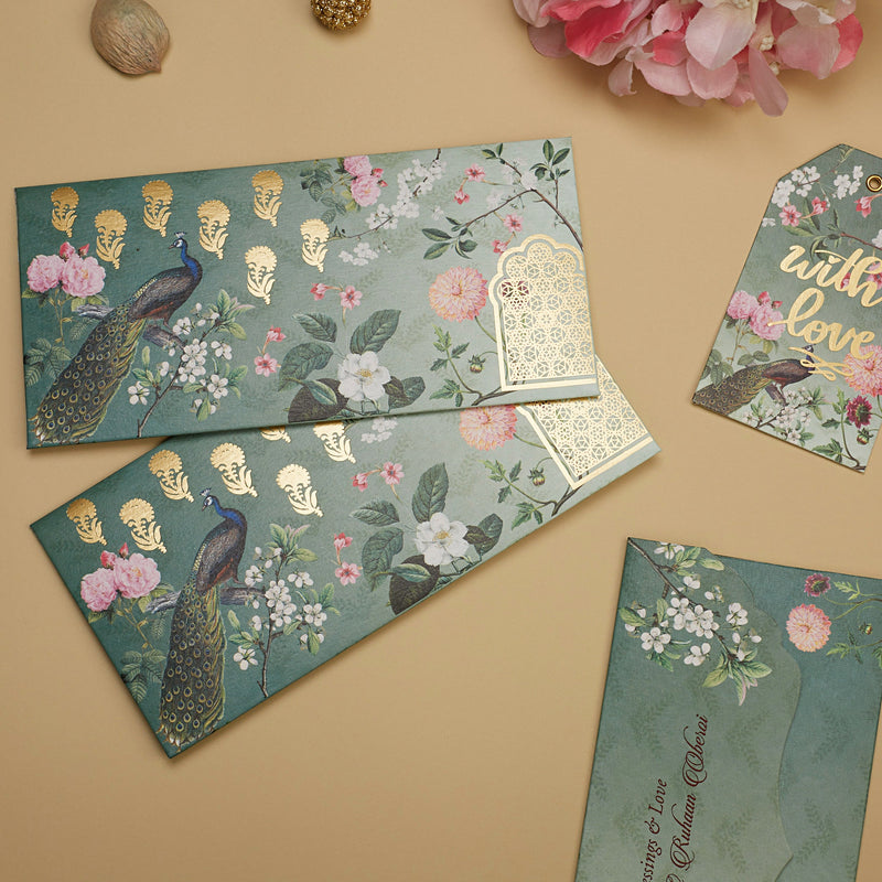 PEACOCK COURTYARD - MONEY ENVELOPE