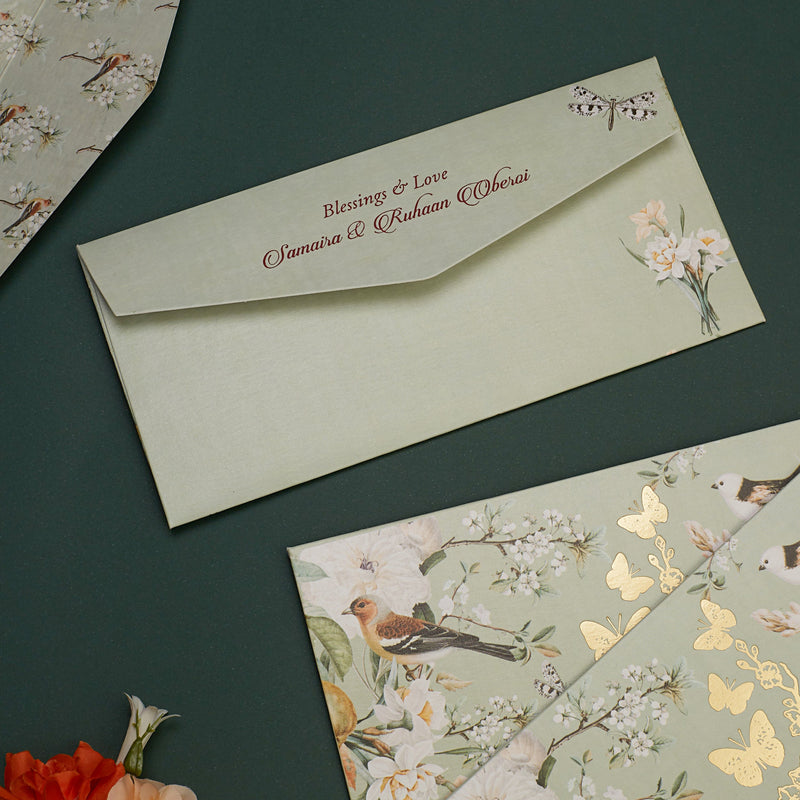 CHIRPING SPARROW - MONEY ENVELOPE