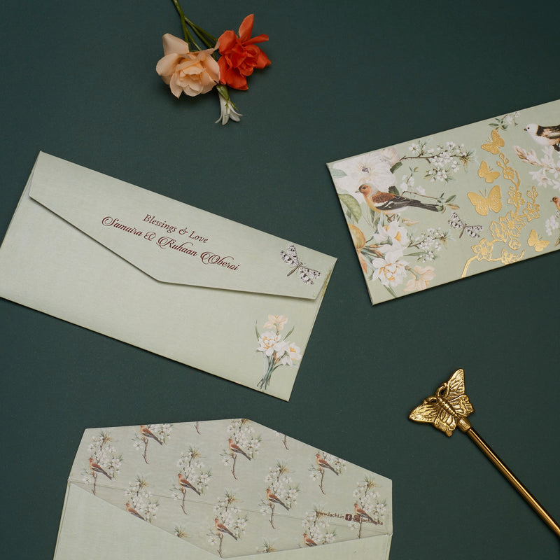 CHIRPING SPARROW - MONEY ENVELOPE